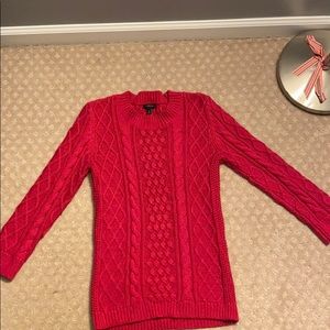 Talbots pink petit sweater